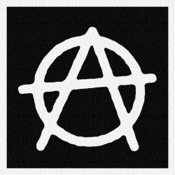 Anarchie 1 - Patch à coudre - 9x9cm
