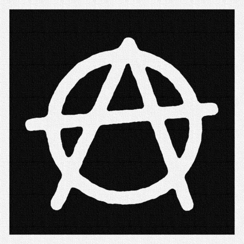 Anarchie 1 - Patch à coudre - 9x9cm