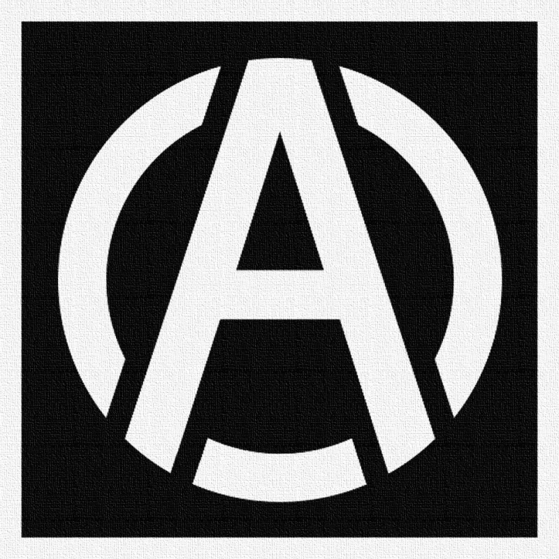 Anarchie 2 - Patch à coudre - 9x9cm