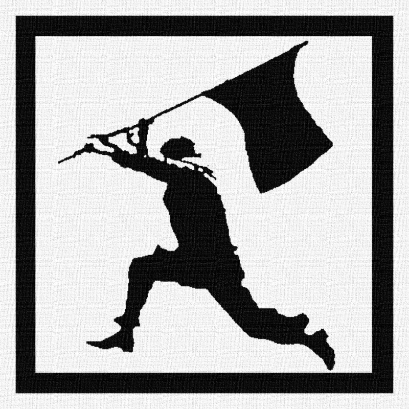 Anarchiste - Patch à coudre - 9x9cm