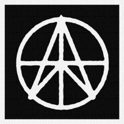 Anarcho Peace - Patch à coudre - 9x9cm