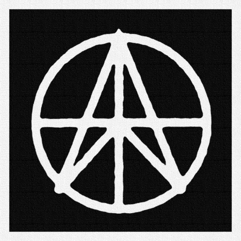 Anarcho Peace - Patch à coudre - 9x9cm