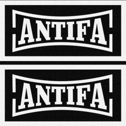 Antifa - Patch à coudre - 2x 4x9cm