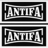Antifa - Patch à coudre - 2x 4x9cm