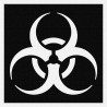 Bio Hazard - Patch à coudre - 9x9cm