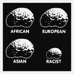 Cerveaux - Patch à coudre - 9x9cm