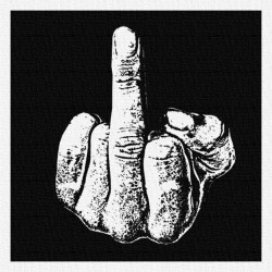 Fuck - Patch à coudre - 9x9cm