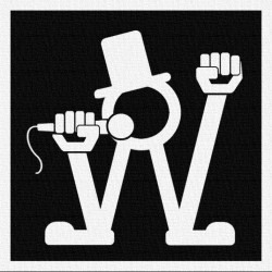 Raoul W de Bonneville - Patch à coudre - 9x9cm