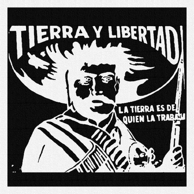 Zapata - Patch à coudre - 9x9cm