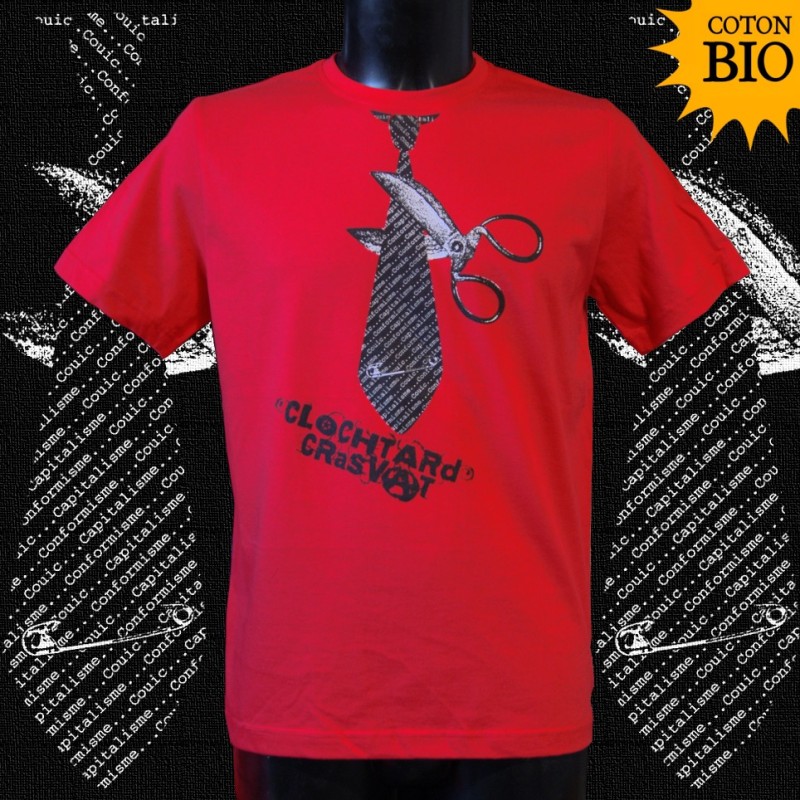 Clochtard, homme t-shirt bio