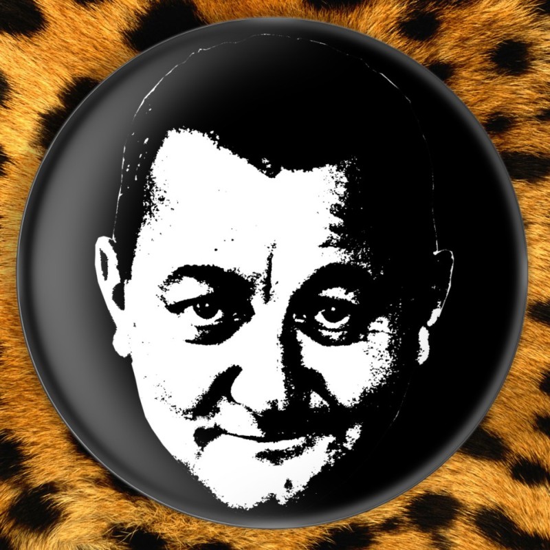 Coluche - Badge Ø25mm