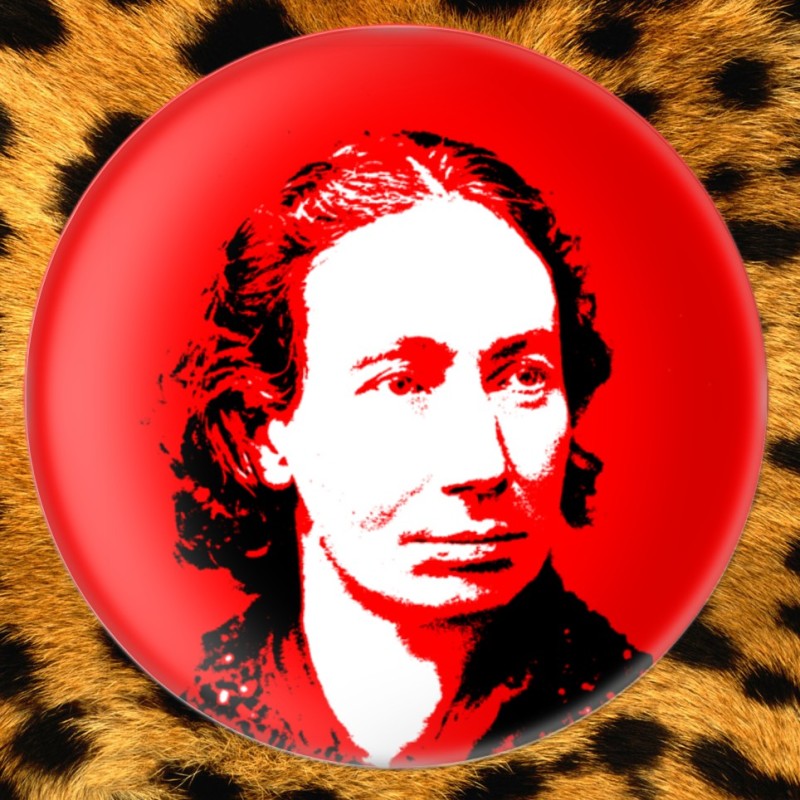 Louise Michel - Badge Ø38mm