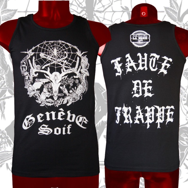 Faute de Frappe, homme, debardeur noir