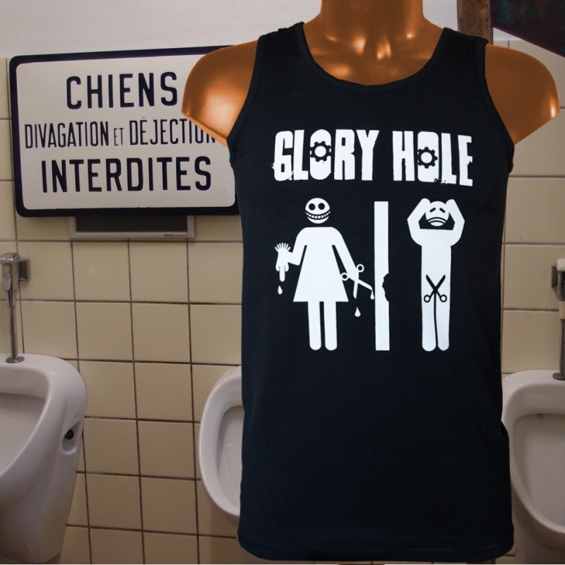 Glory Hole, homme, debardeur noir