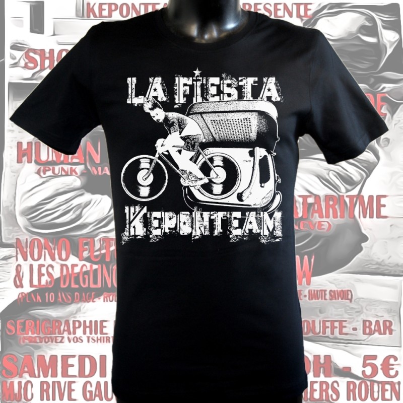 La Fiesta Keponteam 2, homme, t-shirt bio-equitable