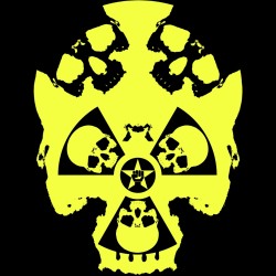 FuckUShima - sweat capuche anthracite bio equitable