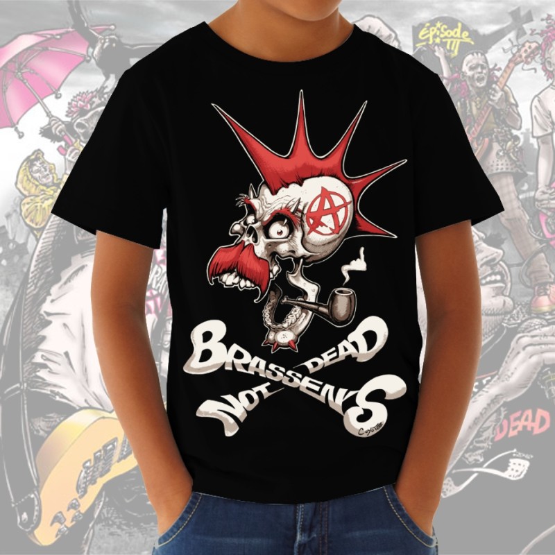 BRASSENS NOT DEAD dessin Coyote t-shirt enfant