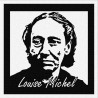 LOUISE MICHEL - Patch à coudre - 9x9cm