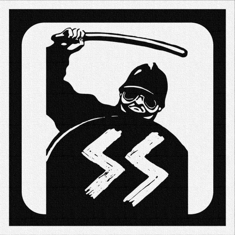 CRS SS - Patch à coudre - 9x9cm