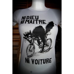 NI DIEU NI MAÎTRE NI VOITURE T-shirt bio équitable Femme
