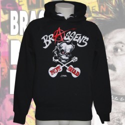 BRASSEN'S NOT DEAD "Coyote 2" sweat capuche unisexe en coton bio-equitable