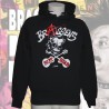 BRASSEN'S NOT DEAD "Coyote 2" sweat capuche unisexe en coton bio-equitable