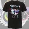 PEACE CATS t-shirt Homme bio-équitable 