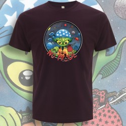 Aubergine NO MⒶDE T-Shirt Homme Bio-Equitable