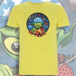 Jaune NO MⒶDE T-Shirt Homme Bio-Equitable
