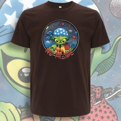 Marron NO MⒶDE T-Shirt Homme Bio-Equitable