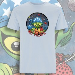 Bleu ciel NO MⒶDE T-Shirt Homme Bio-Equitable