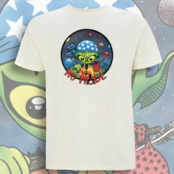 Ecru NO MⒶDE T-Shirt Homme Bio-Equitable