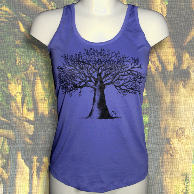 ARBRE à CAT débardeur femme en coton bio-équitable