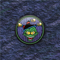 BADGE FOU par Cosmix Mat