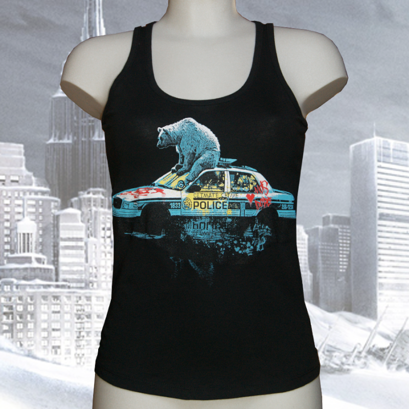 POST APOCALYPSE BEAR débardeur femme en coton biologique