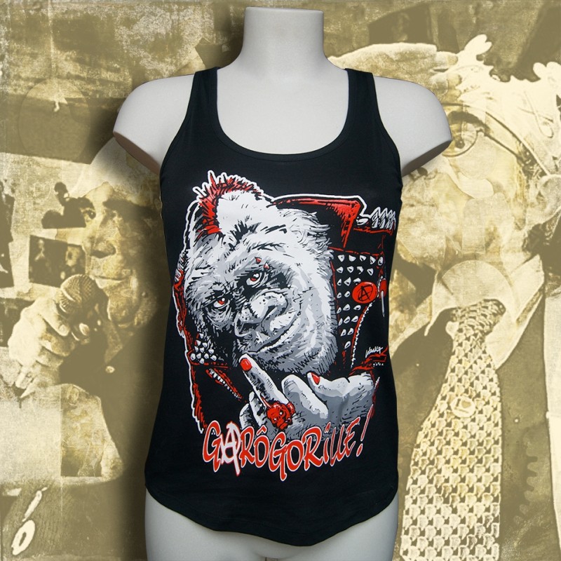 BRASSEN'S NOT DEAD Garogorille débardeur femme en coton bio