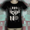 NO MEANS NO t-shirt féminin en coton bio-équitable