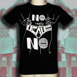 NO MEANS NO t-shirt masculin en coton bio-equitable