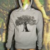 ARBRE A CAT sweat capuche en coton bio-equitable
