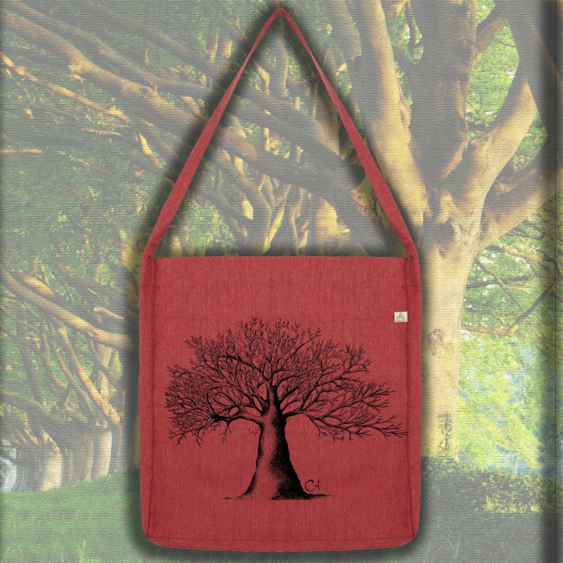 ARBRE à CAT  Tote Bag sac en matériaux recyclés