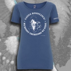 FREE LEONARD PELTIER t-shirt femme en coton bio-quitable