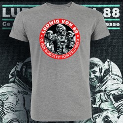 LUDWIG VON 88 Ce jour heureux... T-shirt masculin en coton bio-équitable