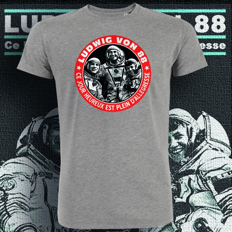 LUDWIG VON 88 Ce jour heureux... T-shirt masculin en coton bio-équitable