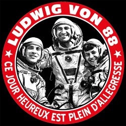 LUDWIG VON 88 Ce jour heureux... T-shirt masculin en coton bio-équitable