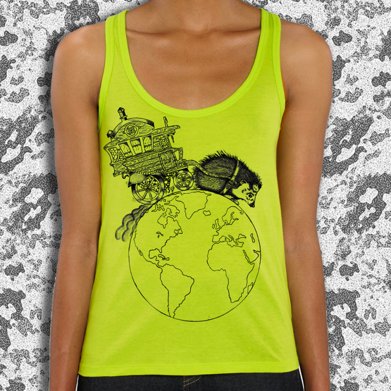 NIGLOBOHEM vert Debardeur feminin