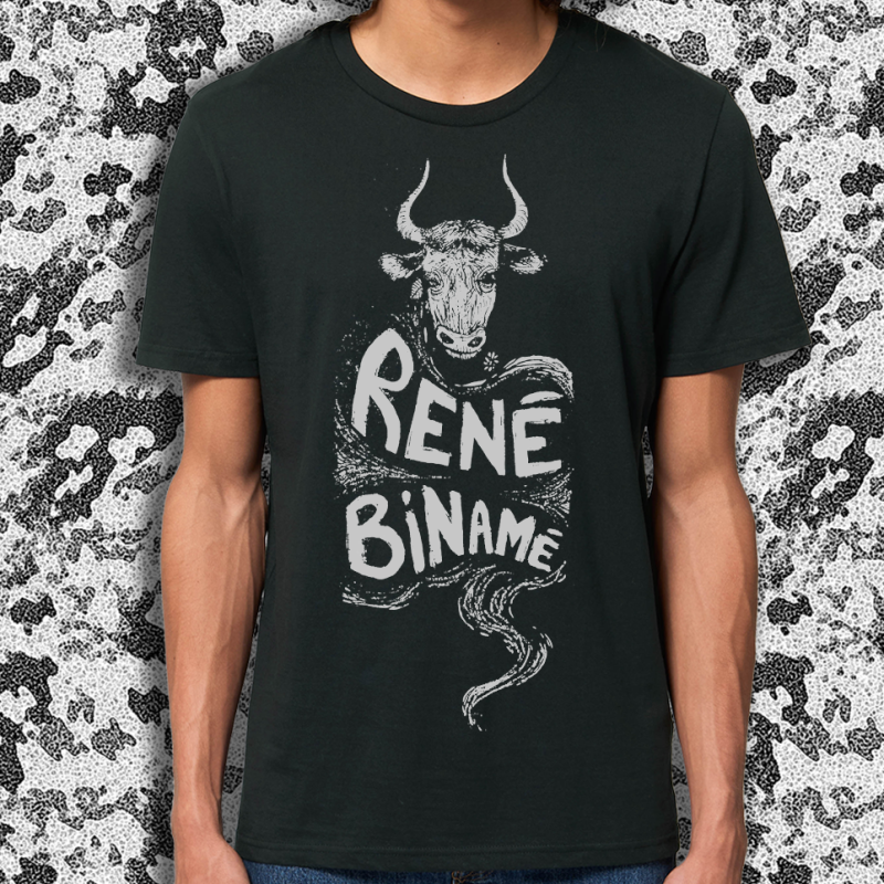 RENÉ BINAMÉ Vache t-shirt masculin
