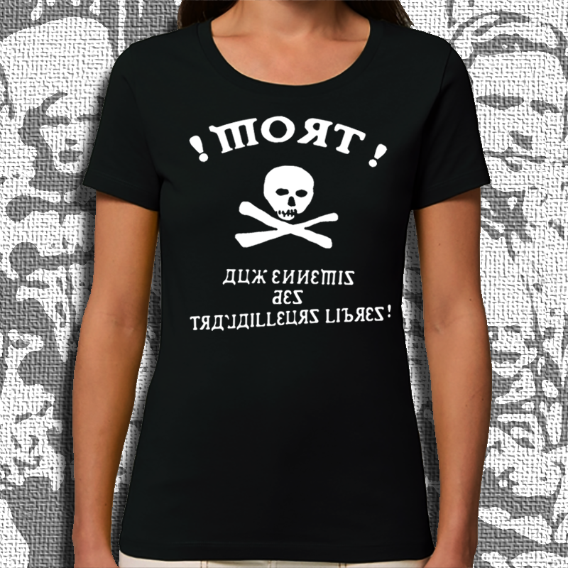 MAKHNOVTCHINA VF t-shirt taille féminine en coton bio équitable