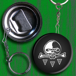 ANARTISANART les mauvais garçons font bonne impression SKULLIVAN decapsuleur porte clé