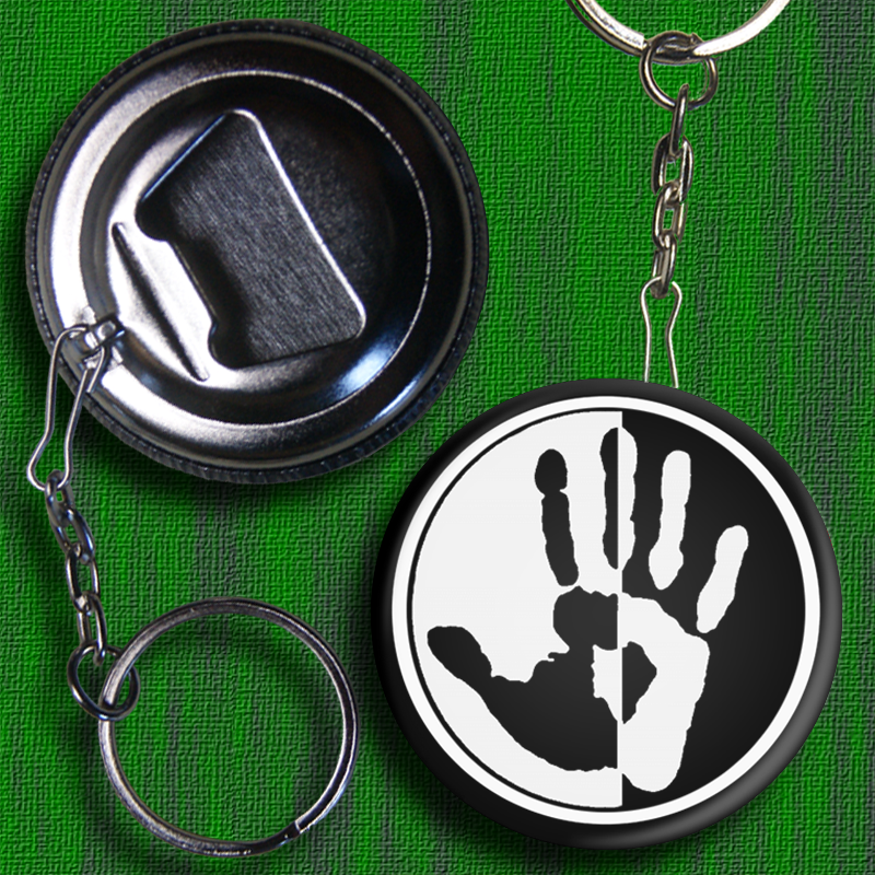 ANARTISANART les mauvais garçons font bonne impression ANTIFA HAND DECAPSULEUR PORTE CLE