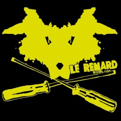 Le Renard, t-shirt bio noir, Femme